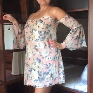 Off the shoulders dress